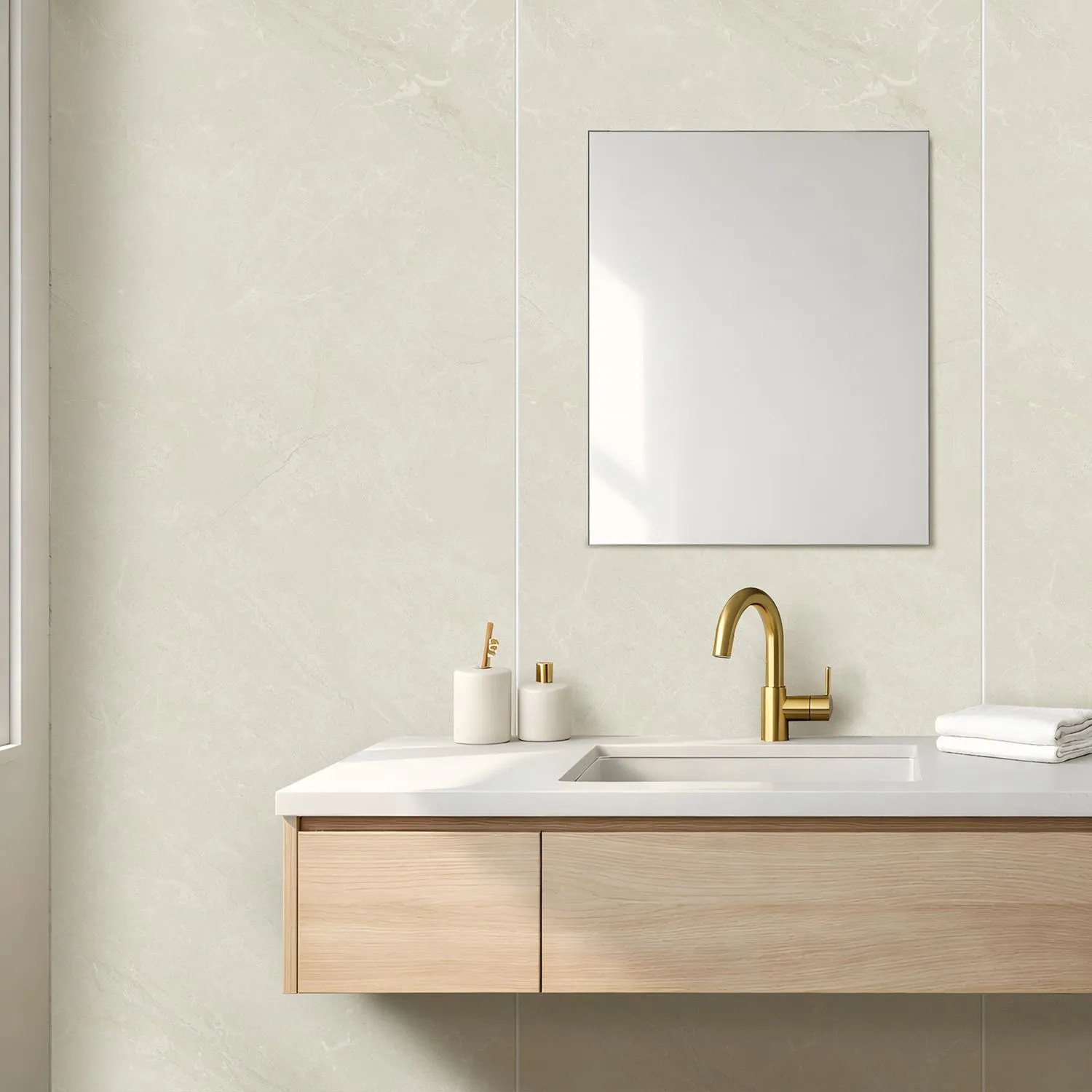 Kamień Limestone Beżowy Mat 120 x 280 cm 4 mm